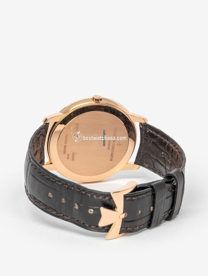 IMG_9081 Vacheron Constantin Patrimony Mens watch Unisex Manual winding Rose gold 81180 000R-9159 Replica 4