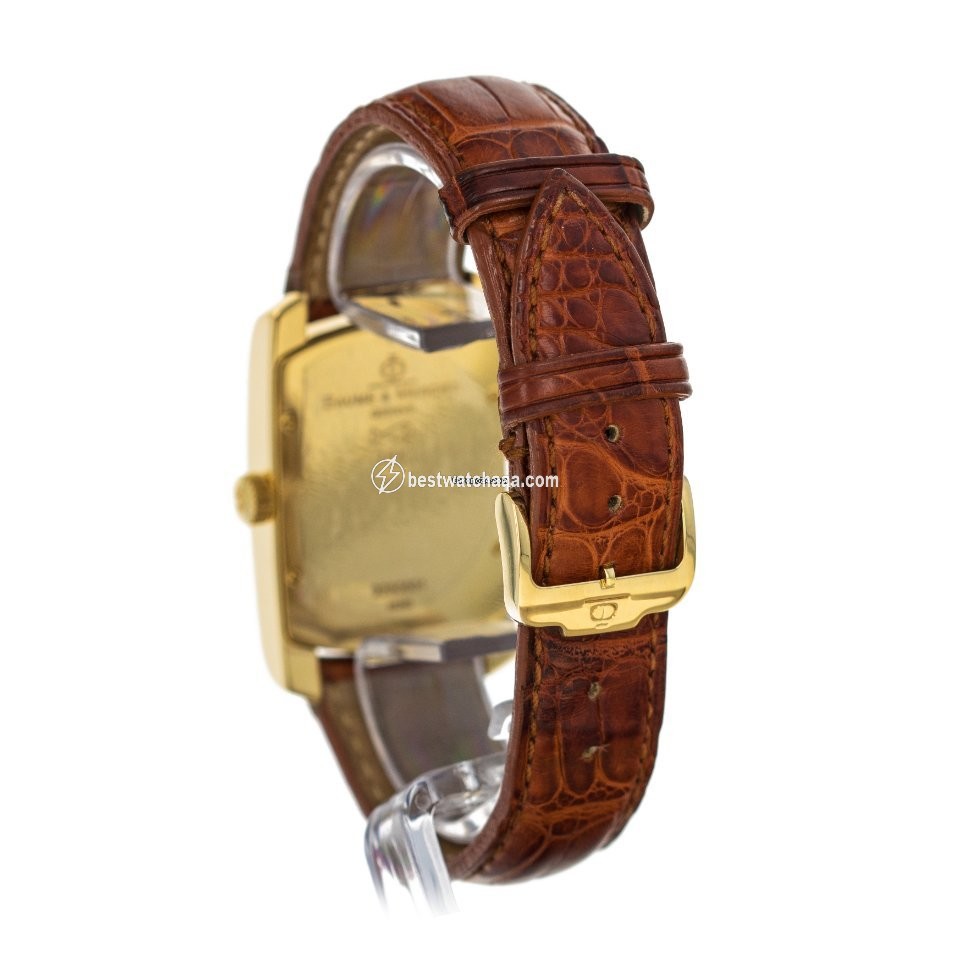 IMG_9081 Baume & Mercier Hampton Mens watch Unisex Automatic Yellow gold 65302 Replica 4