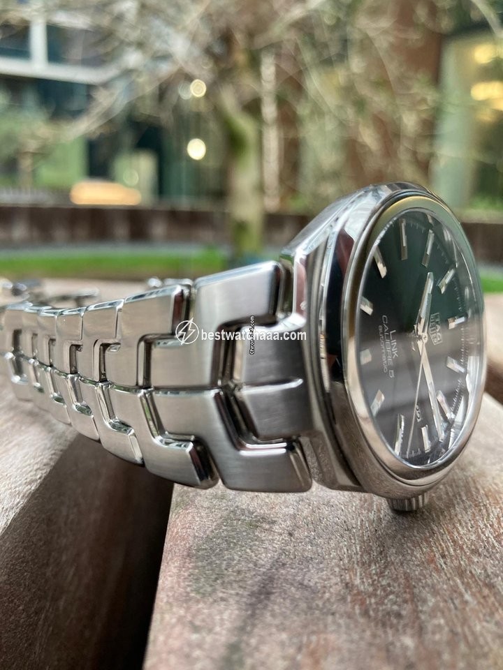 IMG_9081 TAG Heuer Link Calibre 5 Mens watch Unisex Automatic Steel WBC2112.BA0603 Replica 4