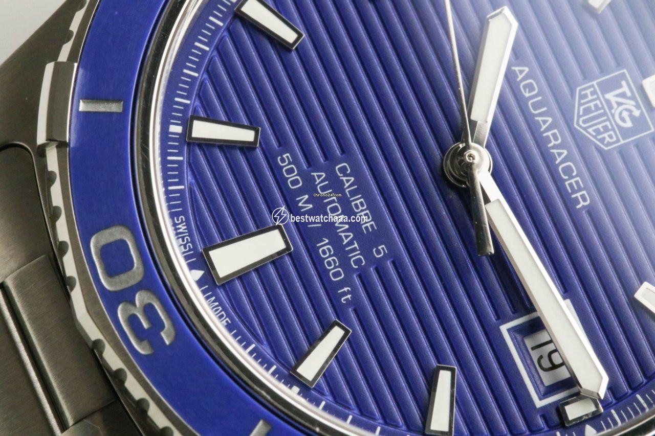 IMG_9081 TAG Heuer Aquaracer 500M Mens watch Unisex Automatic Steel WAK2111.BA0830 Replica 4