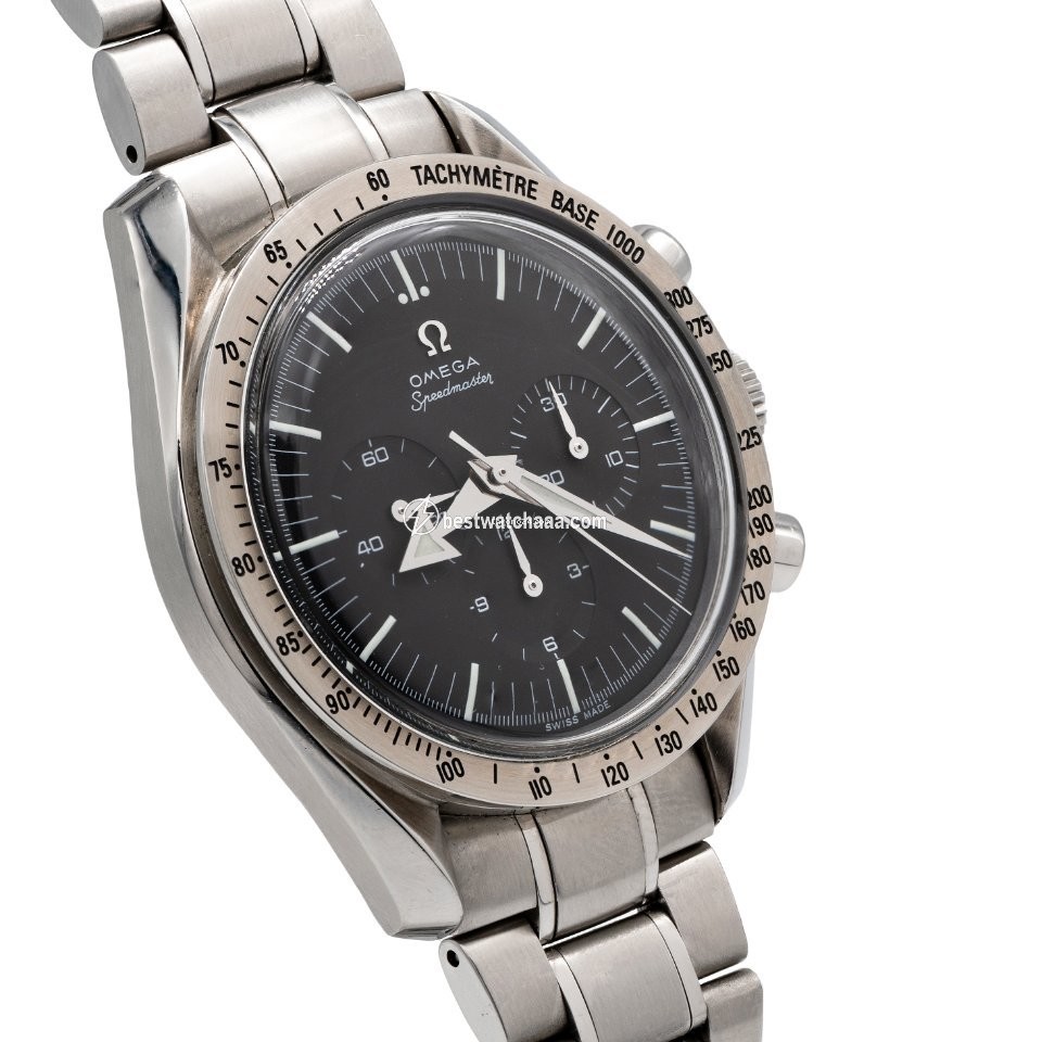 IMG_9081 Omega Speedmaster Broad Arrow Mens watch Unisex Manual winding Steel 35945000 Replica 4