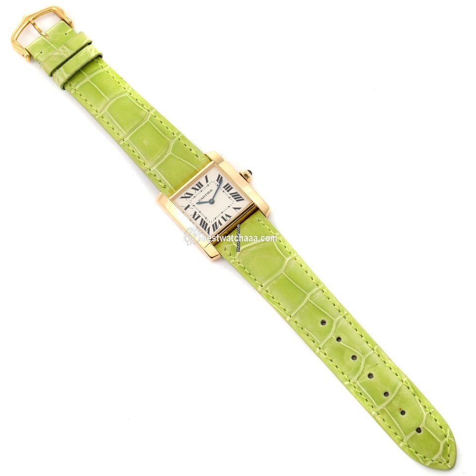 IMG_9081 Cartier Tank Francaise Womens watch Quartz Yellow gold W5000356 Replica 4