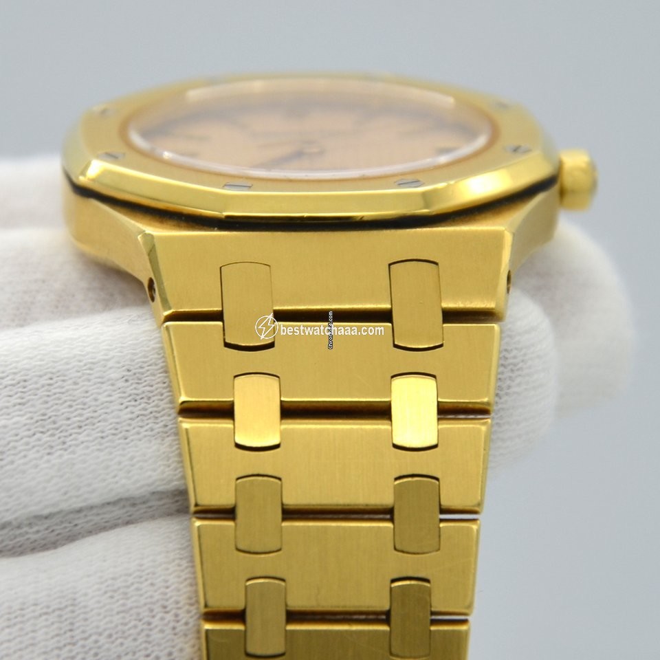 IMG_9081 Audemars Piguet Royal Oak Mens watch Unisex Automatic Yellow gold 4100BA Replica 4