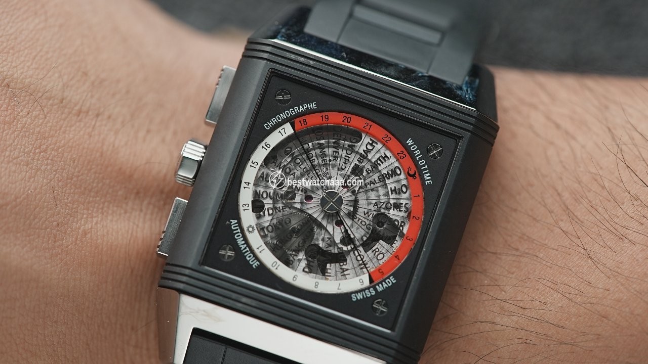IMG_9081 Jaeger-LeCoultre Reverso Squadra World Chronograph Mens watch Unisex Titanium Q702J67P Replica 4