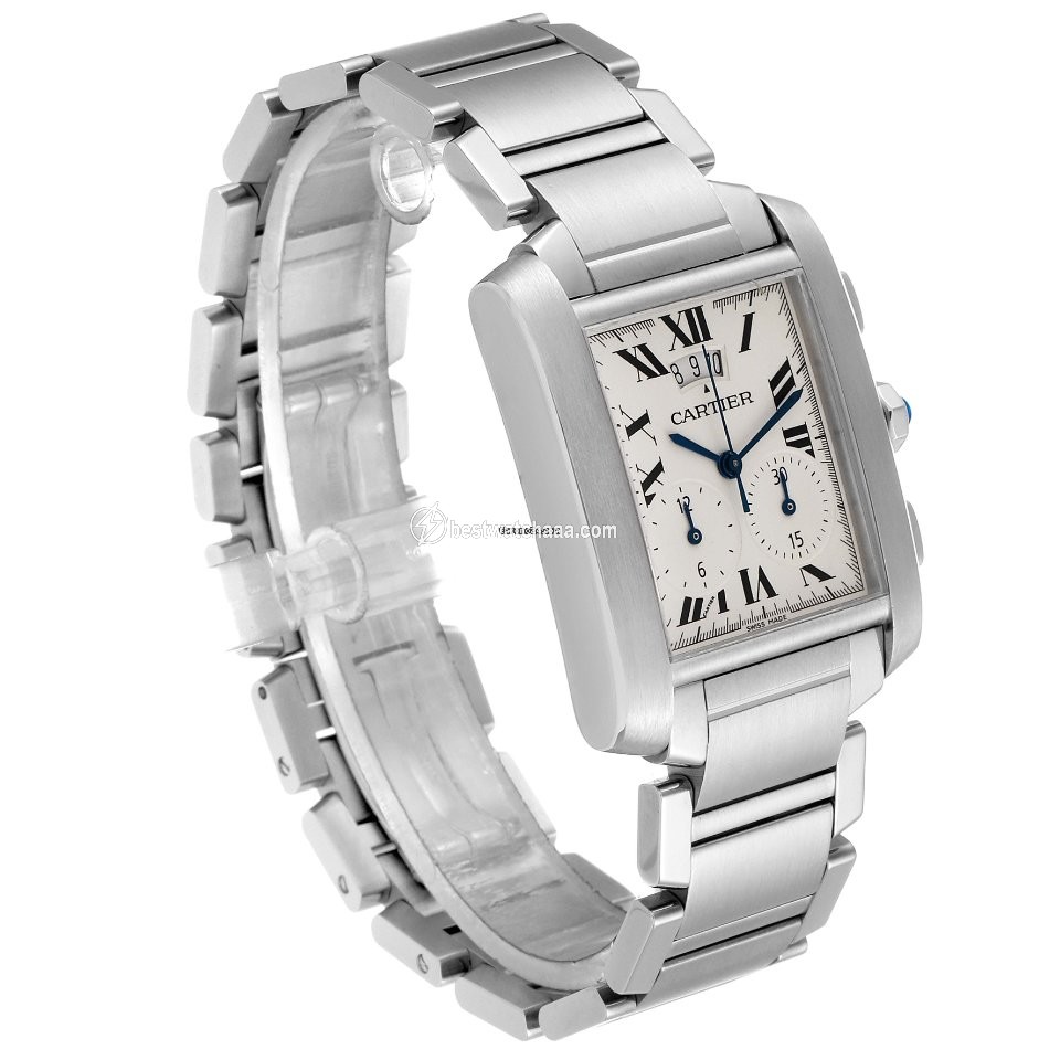 IMG_9081 Cartier Tank Francaise Mens watch Unisex Quartz W51024Q3 Replica 4