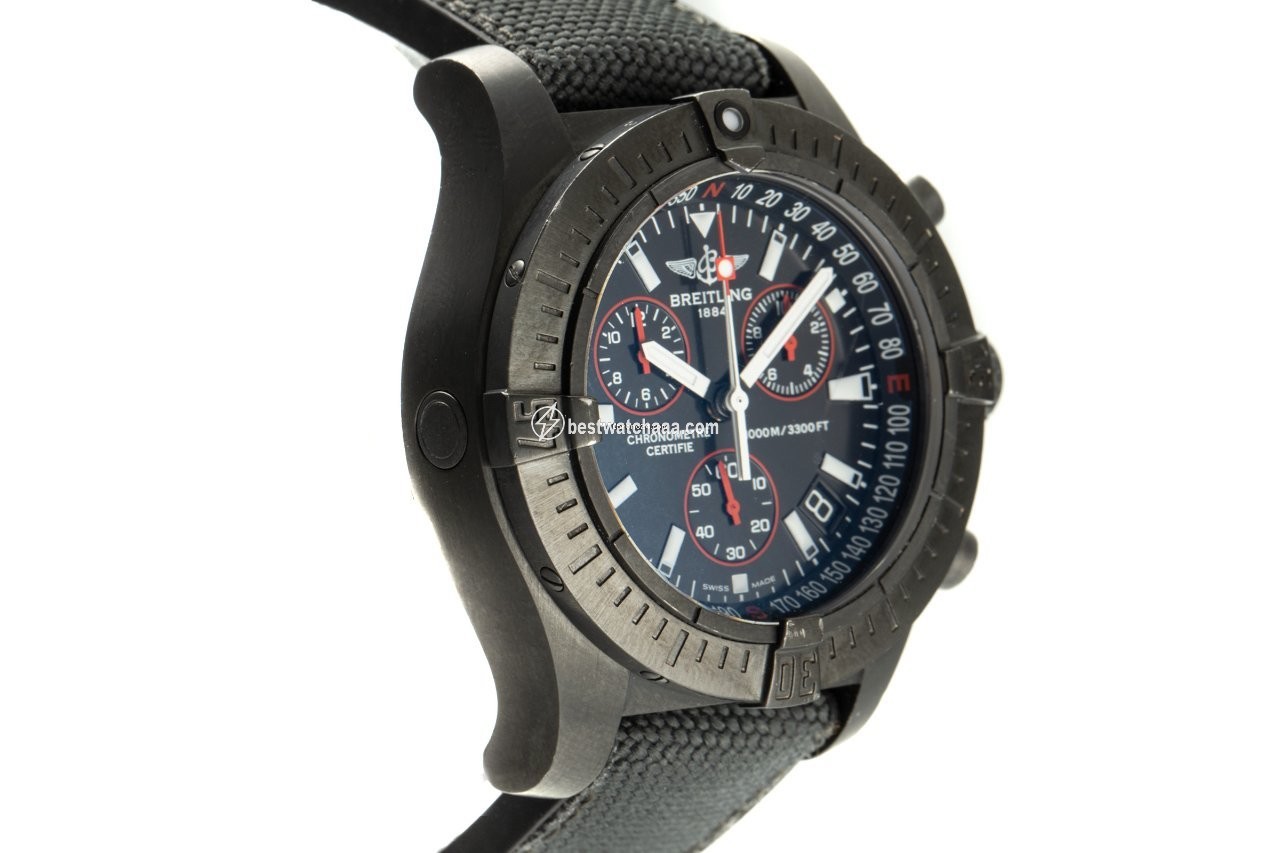 IMG_9081 Breitling Avenger Seawolf Mens watch Unisex Quartz Steel M73390 Replica 4