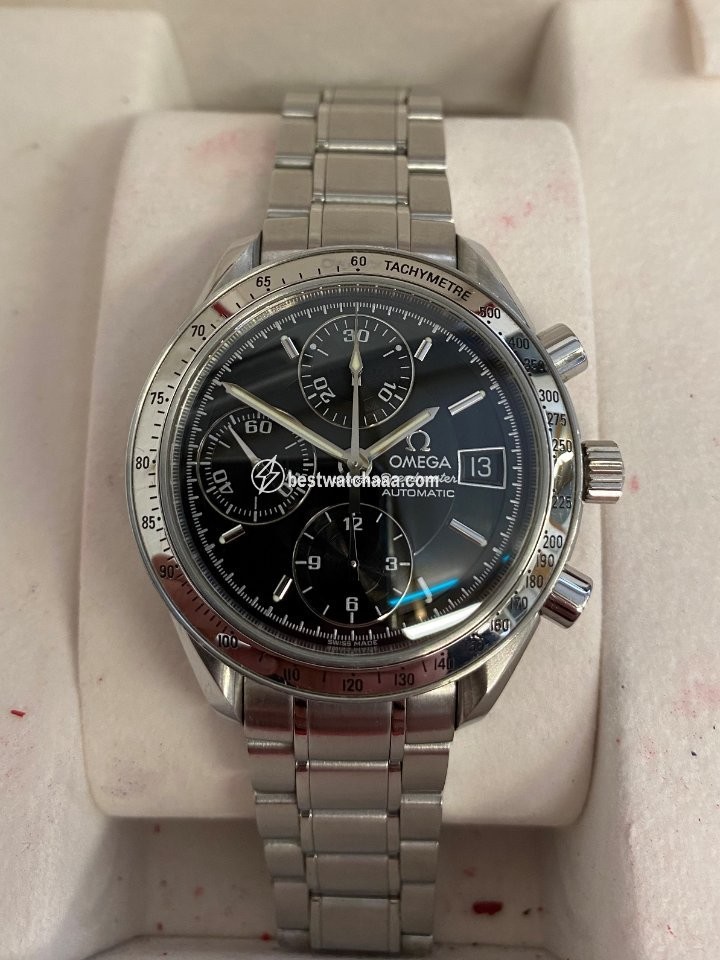 IMG_9081 Omega Speedmaster Date Mens watch Unisex Automatic Steel 35135000 Replica 4