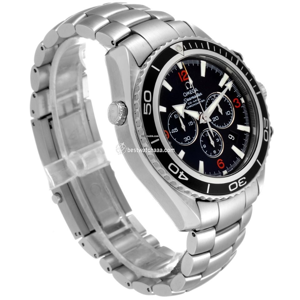 IMG_9081 Omega Seamaster Planet Ocean Chronograph Mens watch Unisex Automatic Steel 2210.51.00 Replica 4