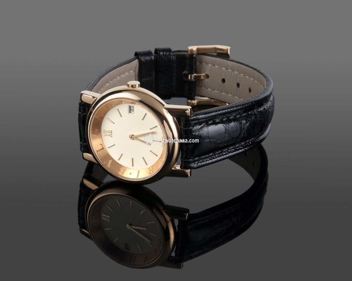 IMG_9081 Bulgari Mens watch Unisex Quartz Yellow gold AT33GL Replica 4