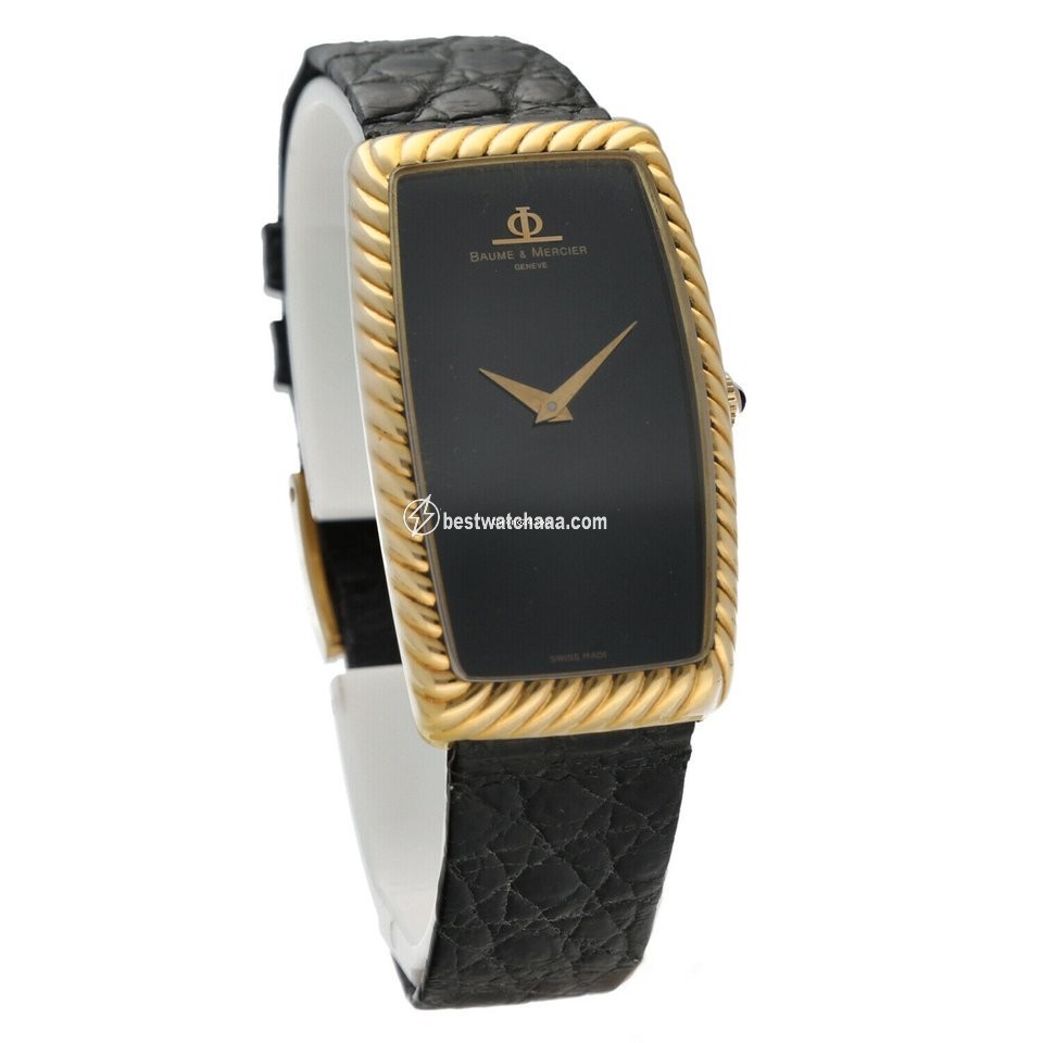 IMG_9081 Baume & Mercier Womens watch Manual winding Yellow gold 37081BZ Replica 4