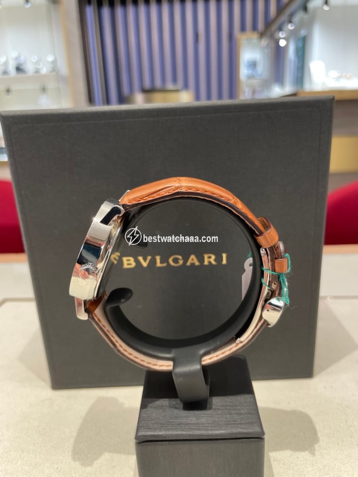 IMG_9081 Bulgari Bulgari Mens watch Unisex Automatic Steel BB38WSLDCH N Replica 4