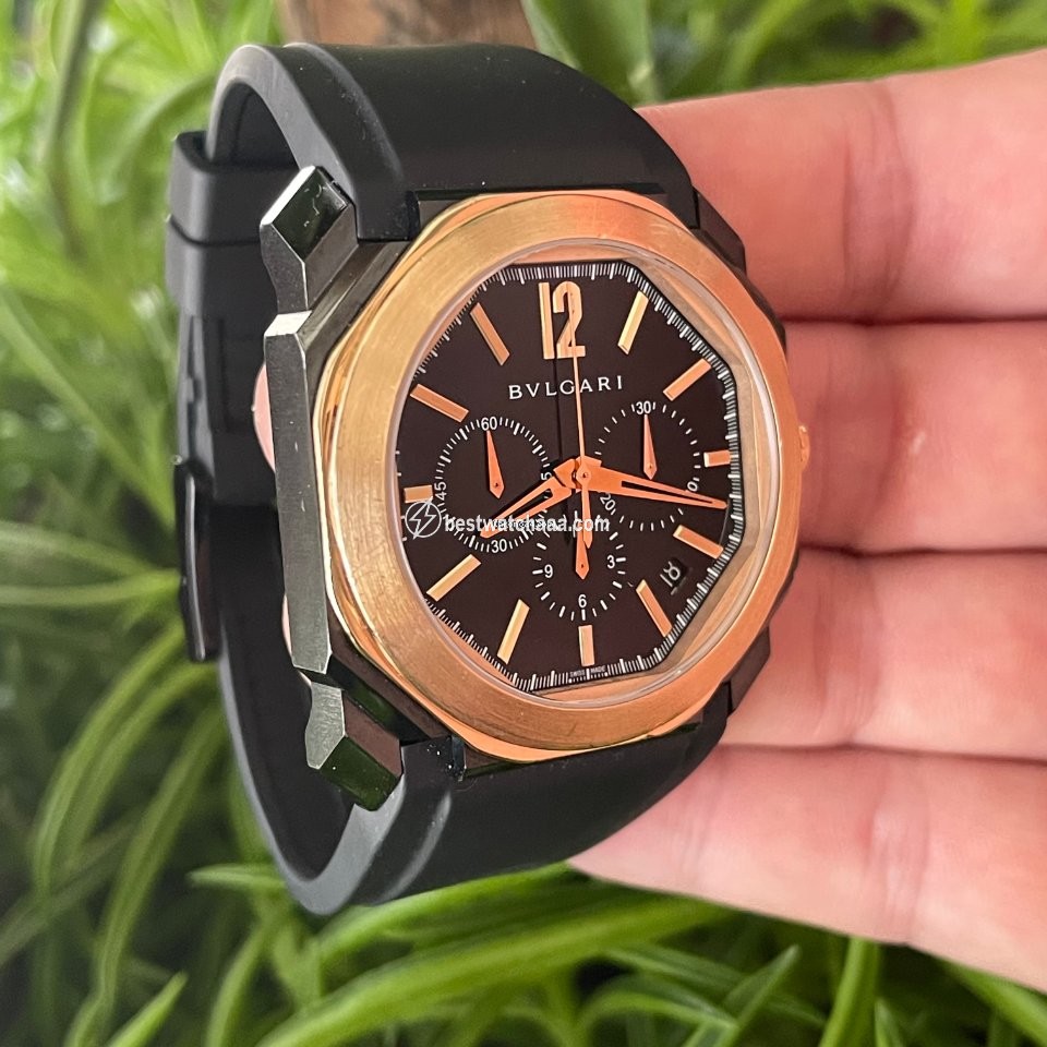 IMG_9081 Bulgari Octo Rose gold 102115 BGOP41BGLDCH Replica 4