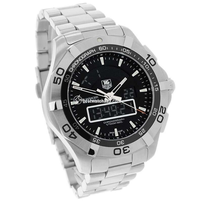 IMG_9081 TAG Heuer Aquaracer 300M Mens watch Unisex Steel CAF1010 Replica 4