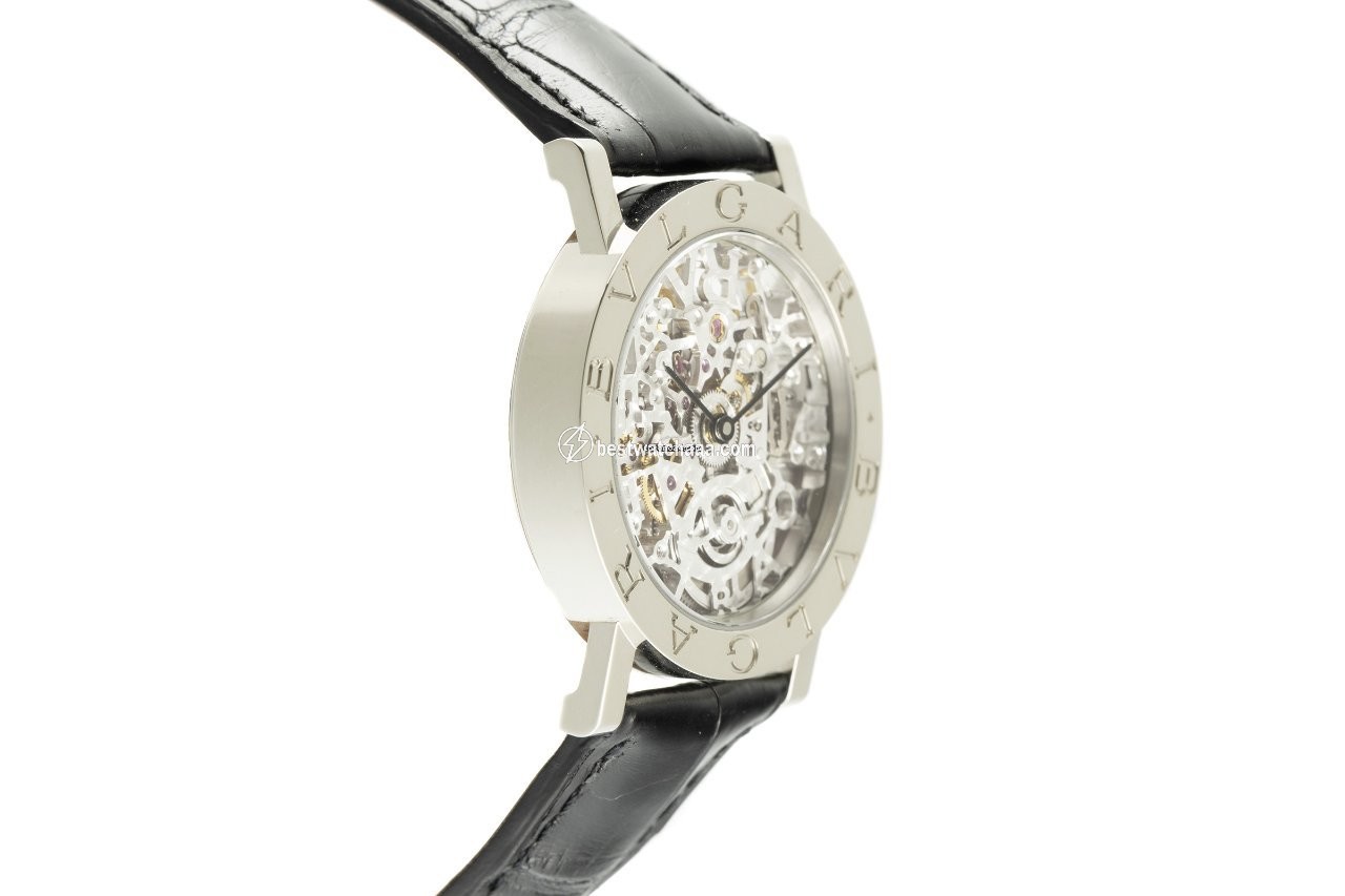 IMG_9081 Bulgari Bulgari Mens watch Unisex Automatic White gold BBW33GLSK Replica 4