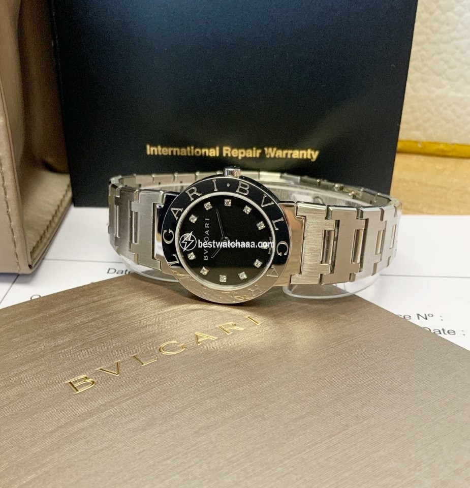 IMG_9081 Bulgari Bulgari Womens watch Quartz Steel BB 26 SS Replica 4