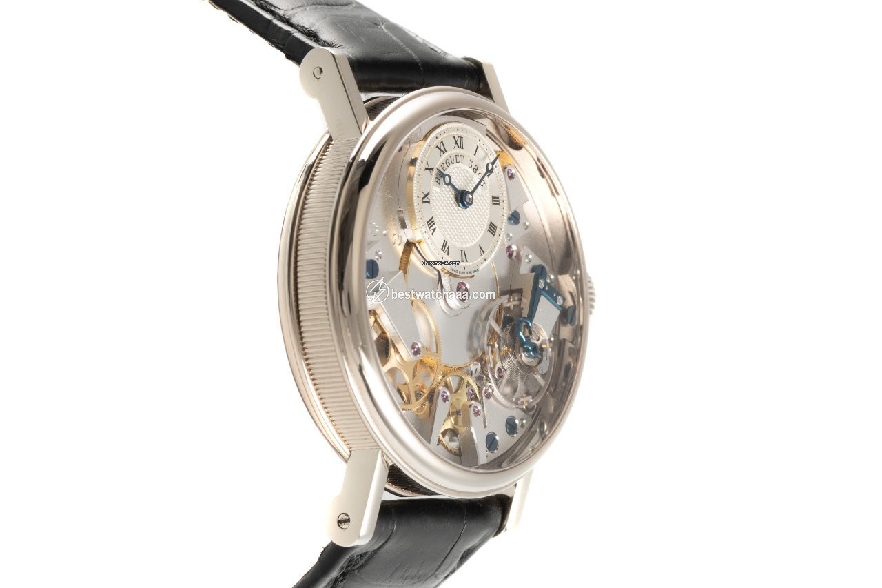 IMG_9081 Breguet Tradition Mens watch Unisex Manual winding Yellow gold 7027 Replica 4
