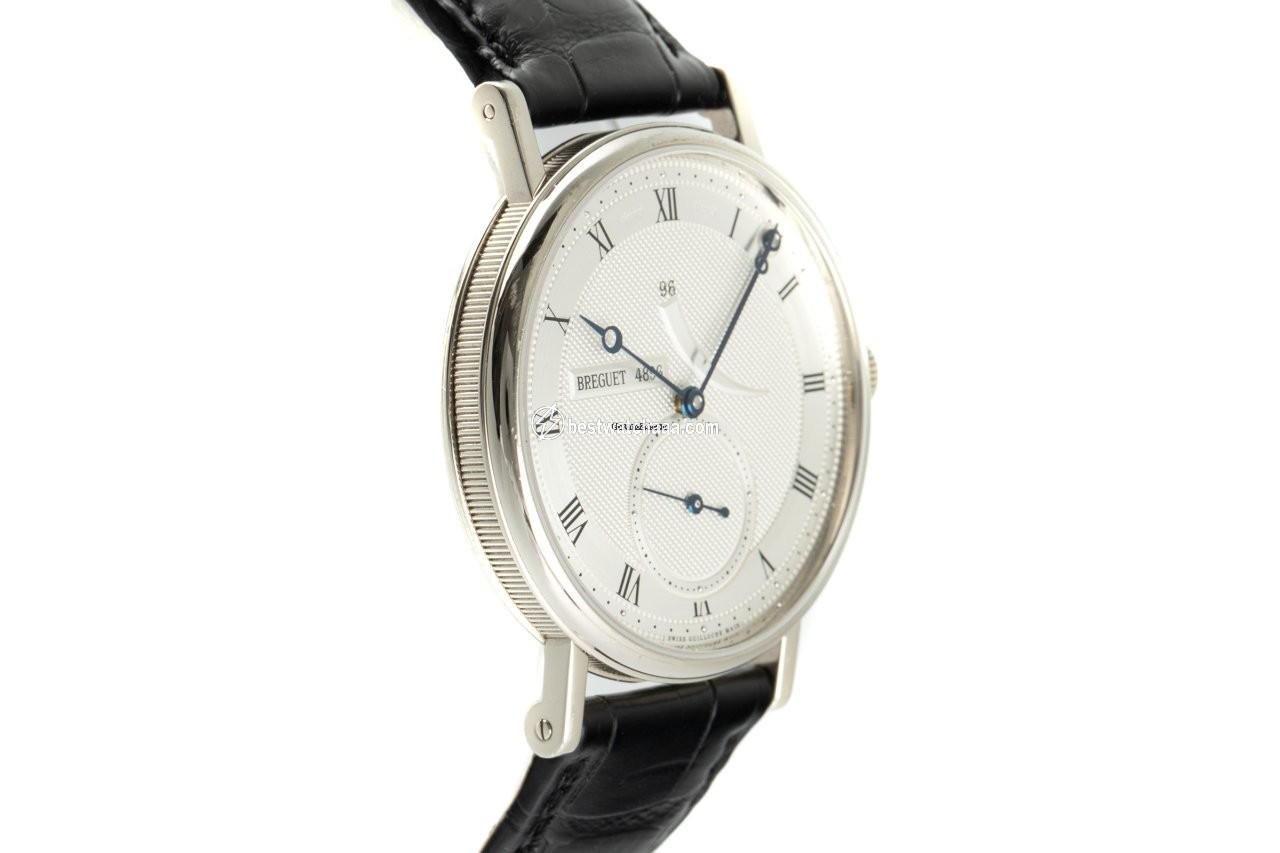 IMG_9081 Breguet Classique Mens watch Unisex Manual winding White gold 5277BB129V6 Replica 4