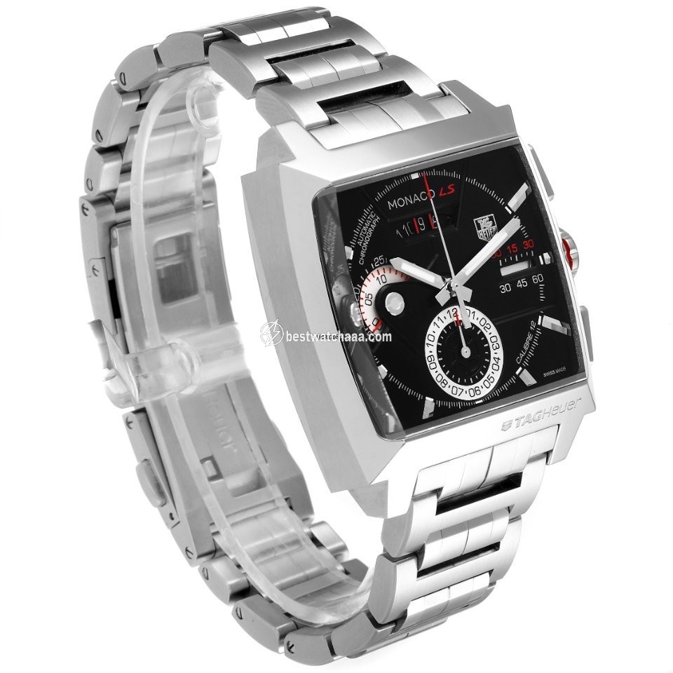 IMG_9081 TAG Heuer Monaco Calibre 12 Mens watch Unisex Automatic Steel CAL2110.BA0781 Replica 4