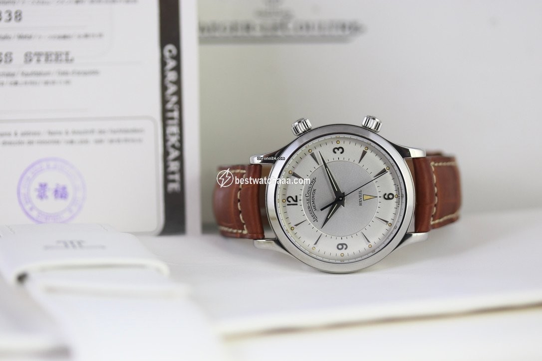 IMG_9081 Jaeger-LeCoultre Master Memovox Mens watch Unisex Manual winding Steel 144.8.94 Replica 4