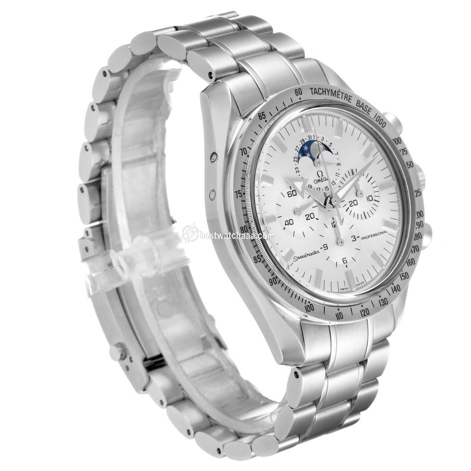 IMG_9081 Omega Speedmaster Professional Moonwatch Moonphase Mens watch Unisex Manual winding Steel 3575.30.00 Replica 4
