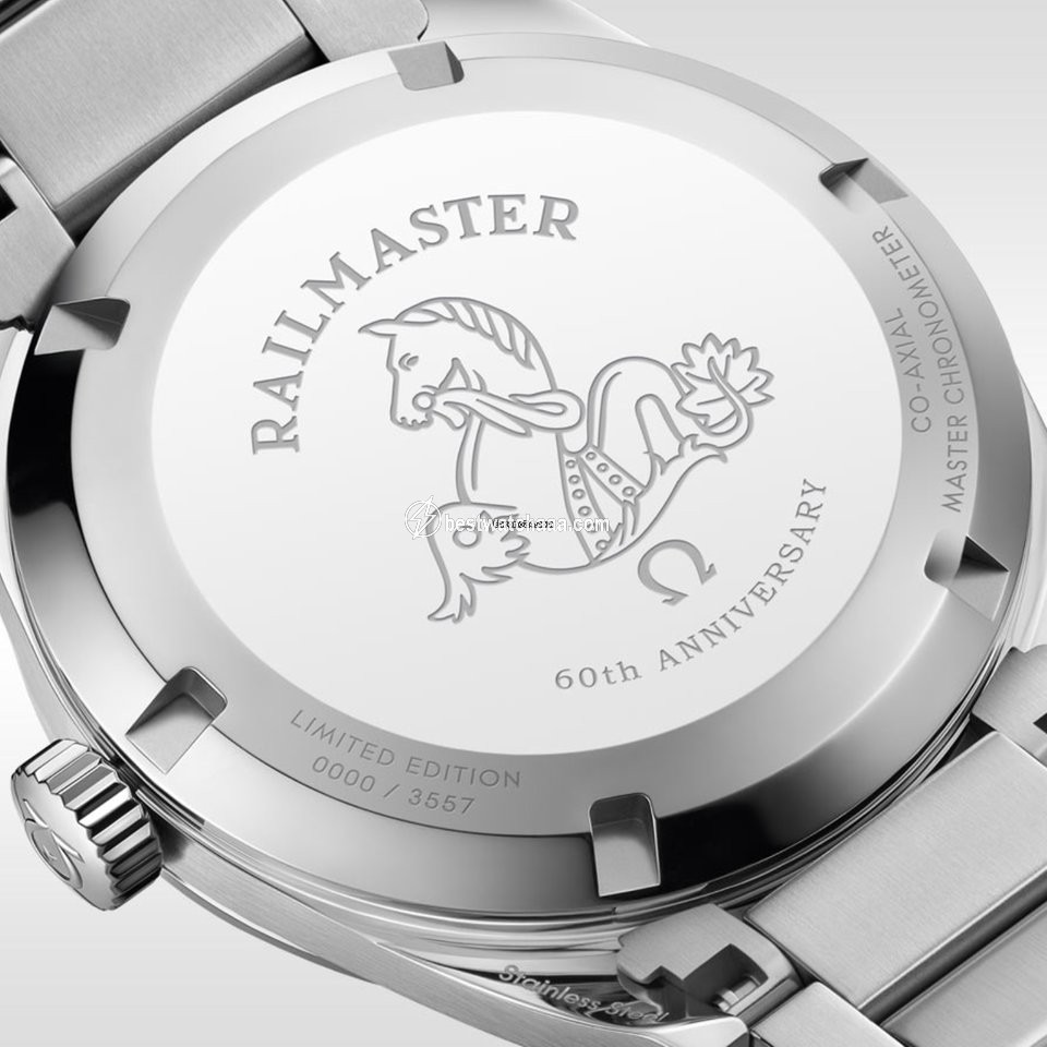 IMG_9081 Omega Seamaster Railmaster Mens watch Unisex Automatic Steel 220.10.38.20.01.002 Replica 4