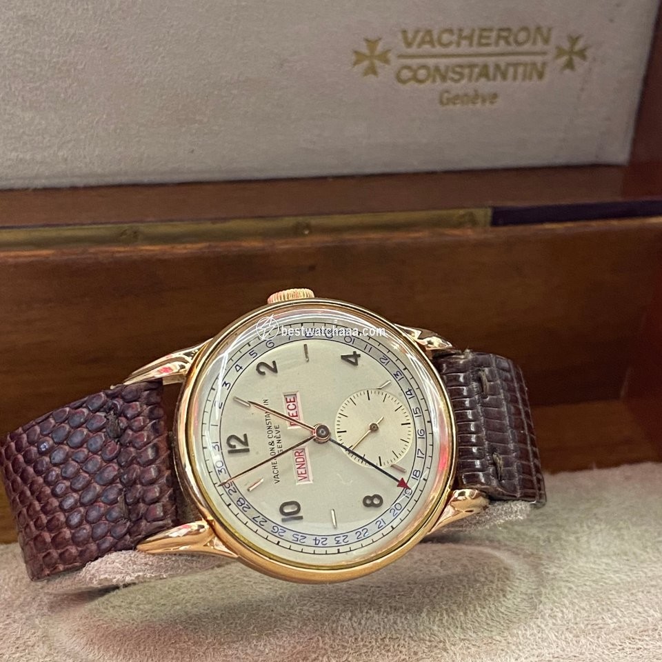 IMG_9081 Vacheron Constantin Mens watch Unisex Manual winding Rose gold 4240 Replica 4