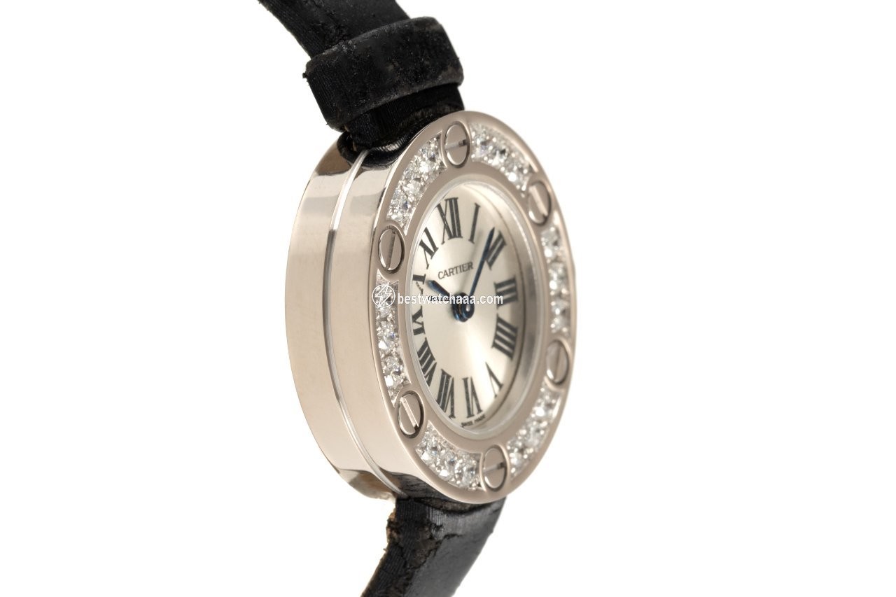 IMG_9081 Cartier Womens watch Quartz White gold 2974 Replica 4