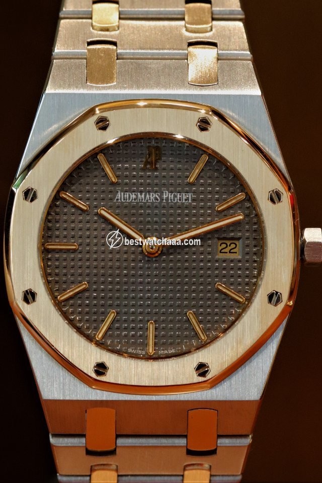 IMG_9081 Audemars Piguet Royal Oak Mens watch Unisex Quartz Gold Steel 56175SA.O.0789SA.01 Replica 4