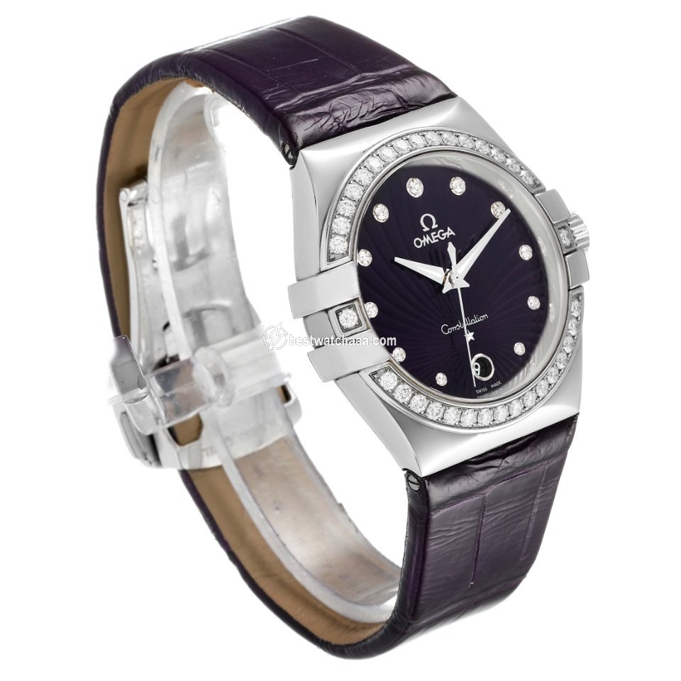 IMG_9081 Omega Constellation Quartz Womens watch Quartz Steel 123.18.35.60.60.001 Replica 4
