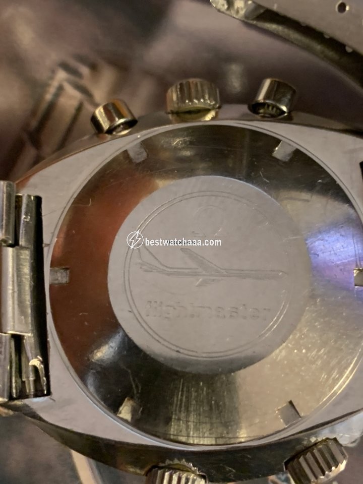 IMG_9081 Omega Flightmaster Mens watch Unisex Manual winding Steel 145013 Replica 4