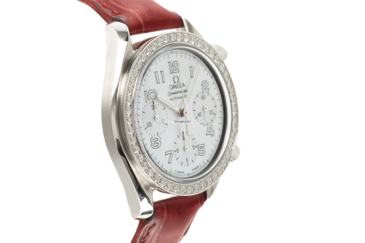 IMG_9081 Omega Speedmaster Ladies Chronograph Womens watch Automatic Steel 275.0032 Replica 4