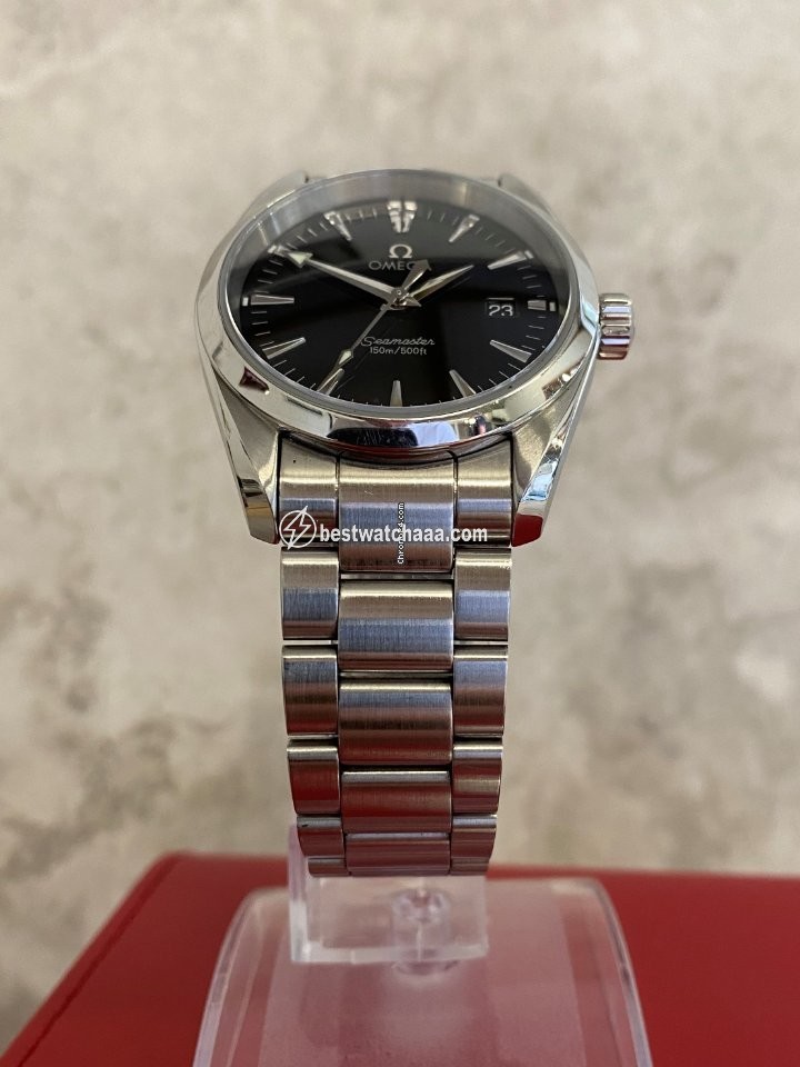 IMG_9081 Omega Seamaster Aqua Terra Mens watch Unisex Quartz Steel 2518.50.00 Replica 4