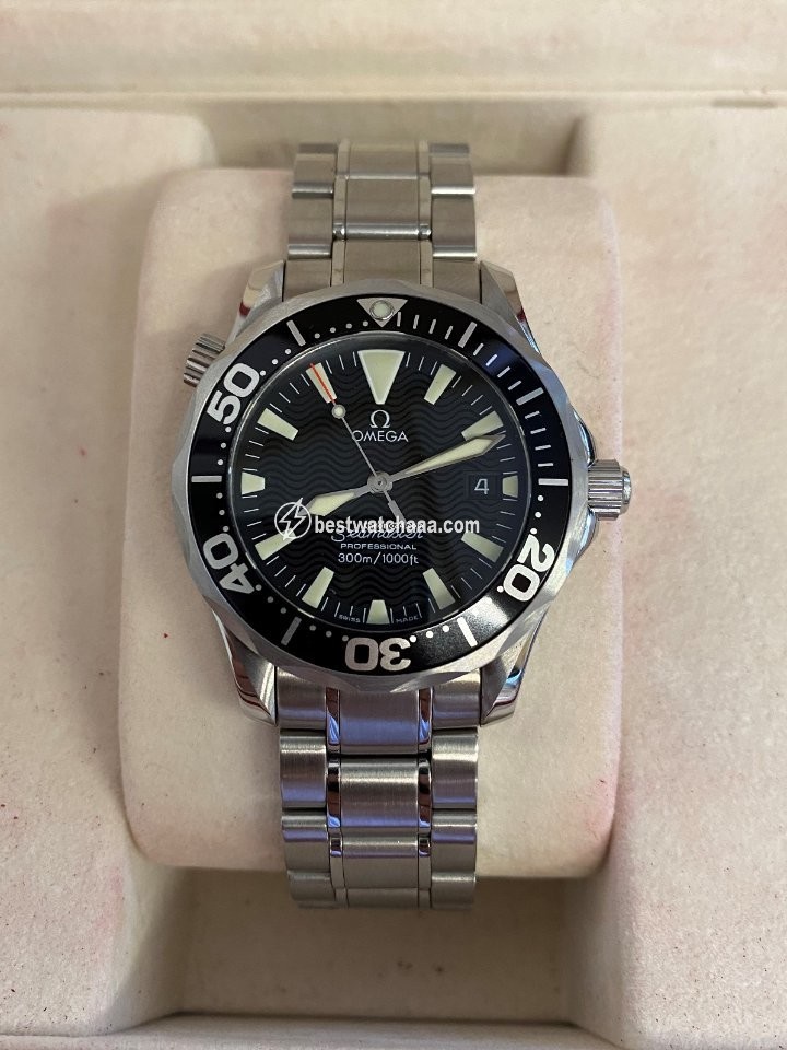 IMG_9081 Omega Seamaster Mens watch Unisex Quartz Steel 2262.50 Replica 4