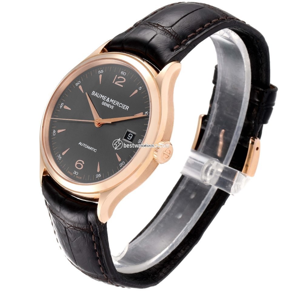 IMG_9081 Baume & Mercier Clifton Mens watch Unisex Automatic Rose gold M0A10059 Replica 4