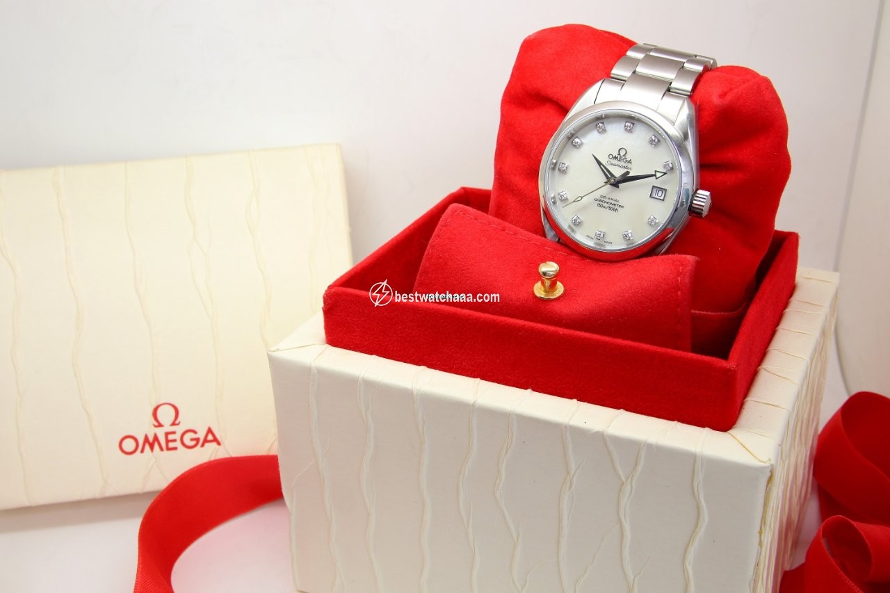 IMG_9081 Omega Seamaster Aqua Terra Womens watch Automatic Steel 2504.75.00 Replica 4