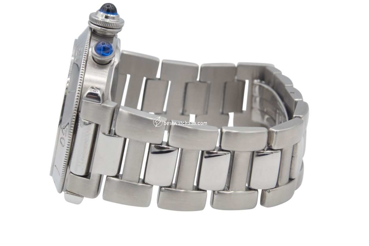 IMG_9081 Cartier Pasha Mens watch Unisex Quartz Steel 1050 Replica 4