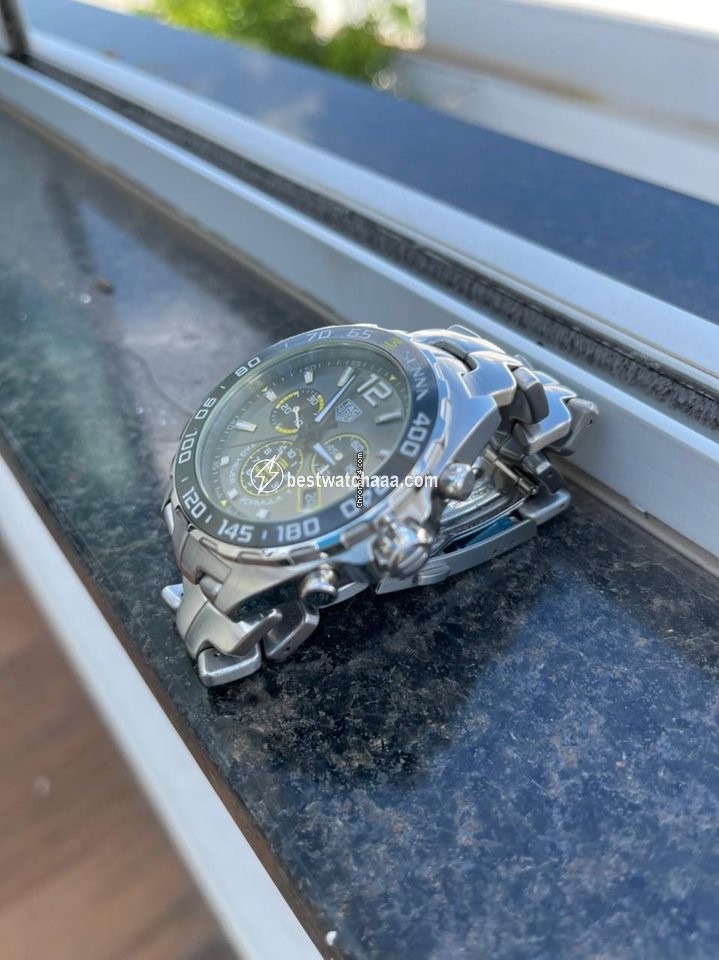 IMG_9081 TAG Heuer Formula 1 Quartz Mens watch Unisex Quartz Steel CAZ101AF.BA0637 Replica 4