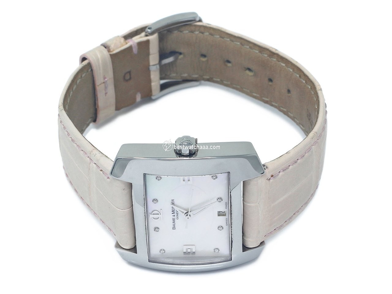 IMG_9081 Baume & Mercier Hampton Womens watch Quartz Steel 3752429 Replica 4