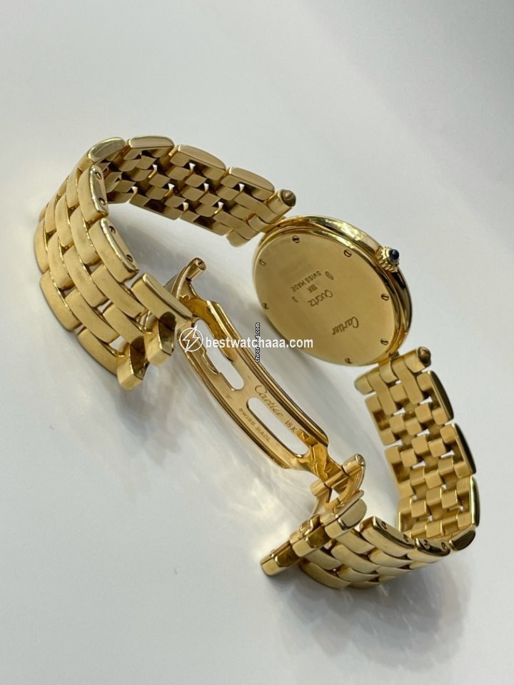 IMG_9081 Cartier Panthere Womens watch Quartz Yellow gold 883964 Replica 4