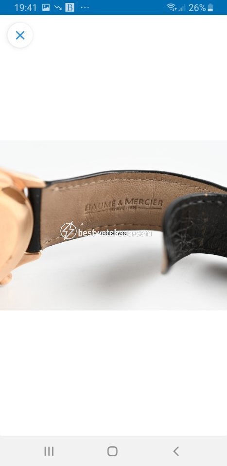 IMG_9081 Baume & Mercier Mens watch Unisex Automatic Rose gold MV045149 Replica 4
