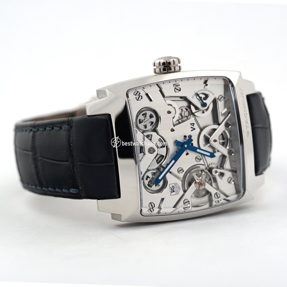 IMG_9081 TAG Heuer Monaco V4 Mens watch Unisex Automatic Platinum WAW2170.FC6261 Replica 4