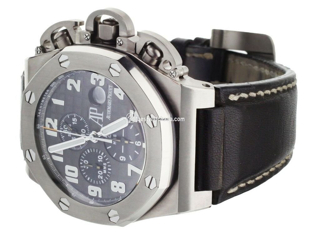 IMG_9081 Audemars Piguet Royal Oak Offshore Chronograph Mens watch Unisex Automatic Titanium 25863TI Replica 4