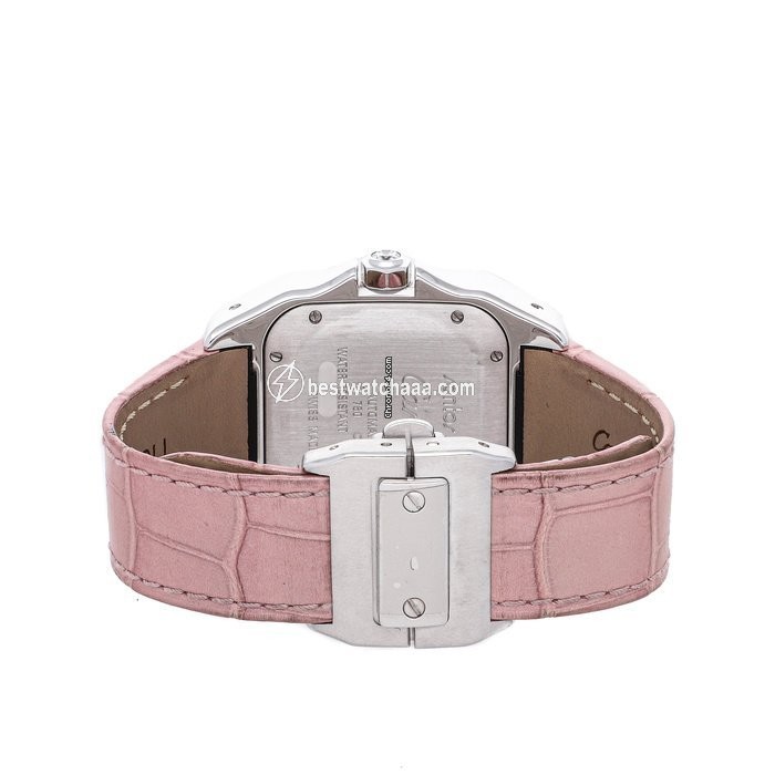 IMG_9081 Cartier Santos 100 Womens watch Automatic White gold WM501751 Replica 4