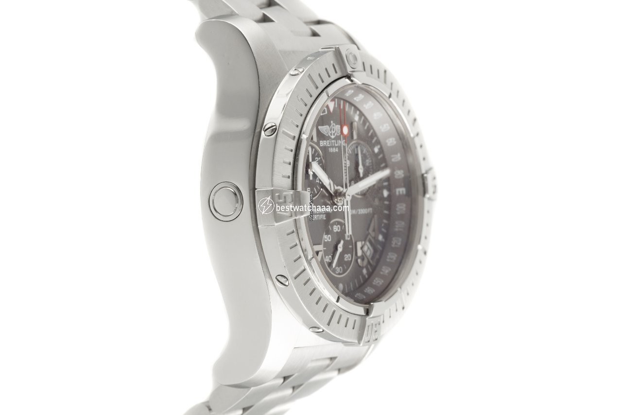 IMG_9081 Breitling Avenger Seawolf Mens watch Unisex Quartz Steel A73390 Replica 4