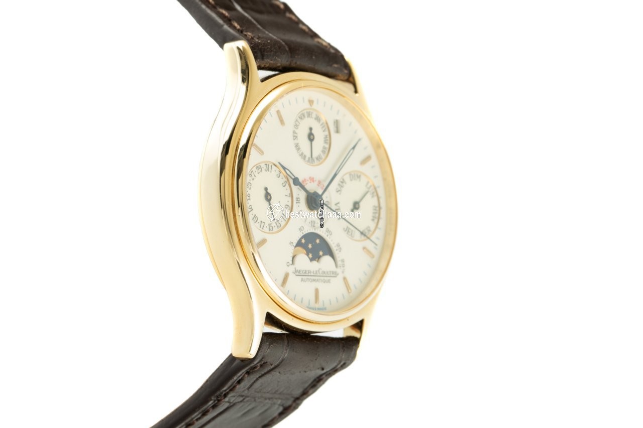 IMG_9081 Jaeger-LeCoultre Master Calendar Mens watch Unisex Automatic Yellow gold 141.140.1 Replica 4