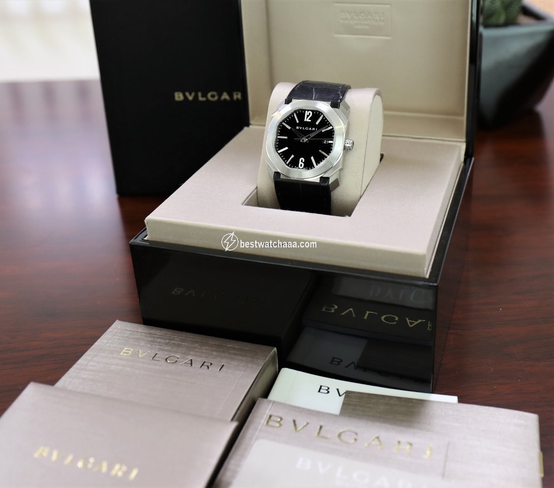 IMG_9081 Bulgari Octo Mens watch Unisex Automatic Steel 102121 BGO38BSLD Replica 4