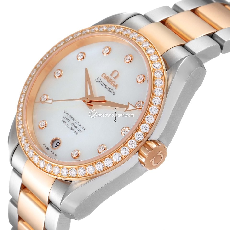 IMG_9081 Omega Seamaster Aqua Terra Womens watch Automatic Steel 231.25.39.21.55.001 Replica 4
