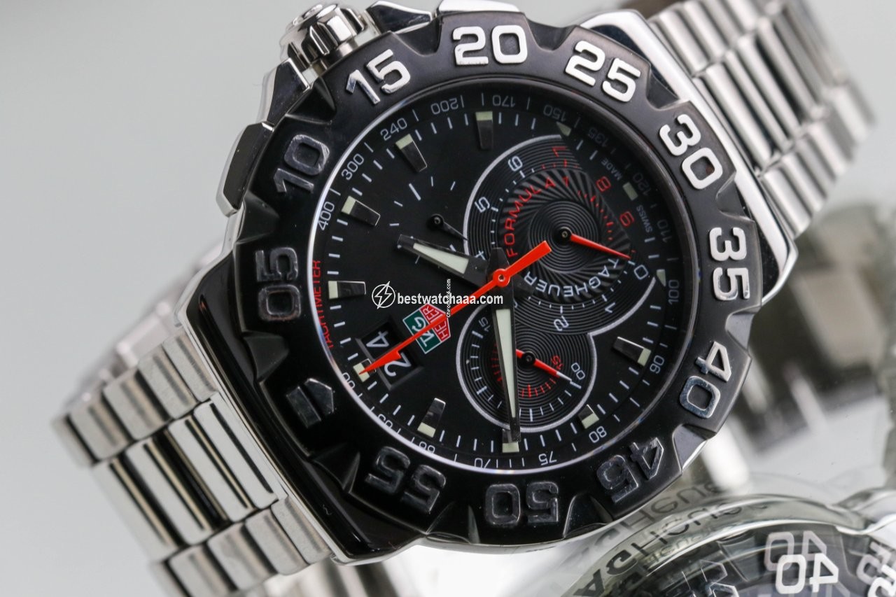 IMG_9081 TAG Heuer Formula 1 Quartz Mens watch Unisex Quartz Steel CAH1015.BA0855 Replica 4