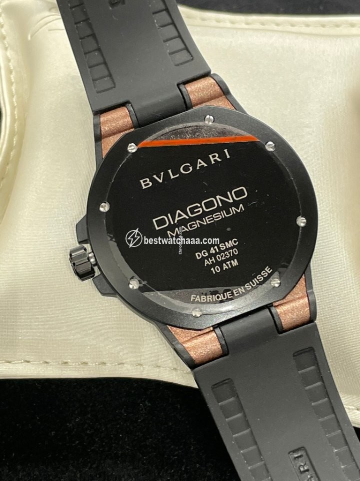 IMG_9081 Bulgari Diagono Mens watch Unisex Automatic Ceramic 102306 DG41C11SMCVD Replica 4