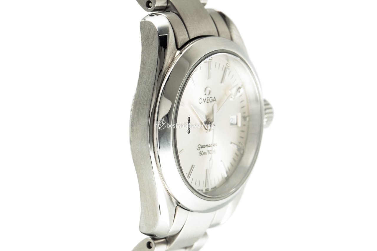 IMG_9081 Omega Seamaster Aqua Terra Womens watch Quartz Steel 2577.30.00 Replica 4
